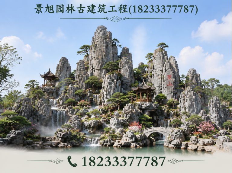 定州市景旭园林古建筑工程展示图